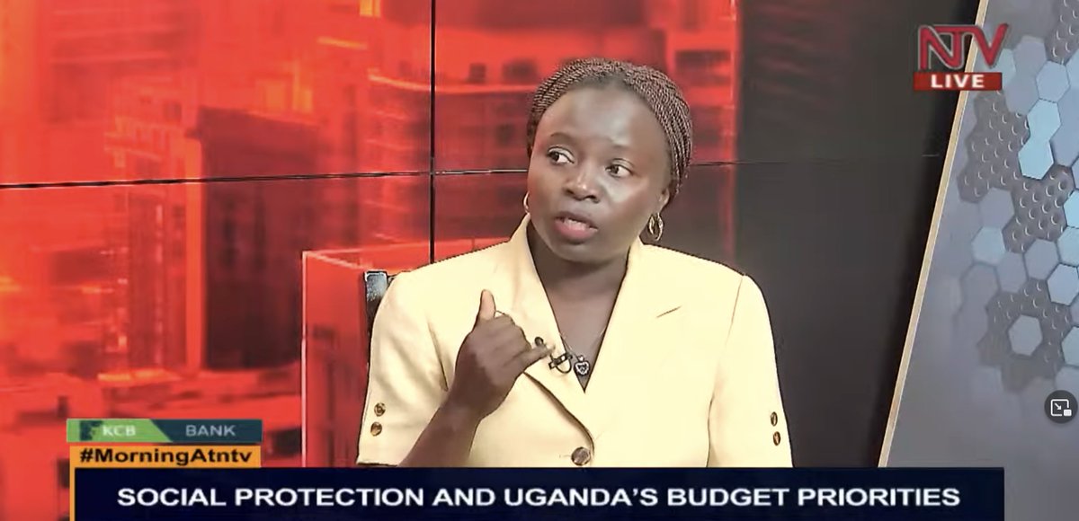 The government needs to invest more in education for skills, health, and productivity. However, current budget allocations are insufficient, with financing strained by rising public debt, impacting social protection programs. - Ms. Teopista Kizza #MorningAtNTV