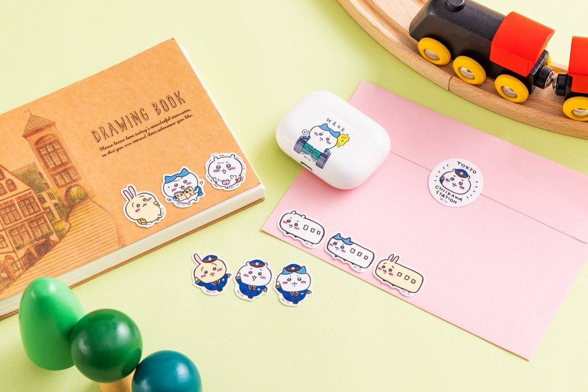 ちいかわ シール23点セット クリアシール フレークシール ゆうえんち等 かけるんシールフレーク ちいかわ(ちいかわ): ステーショナリー