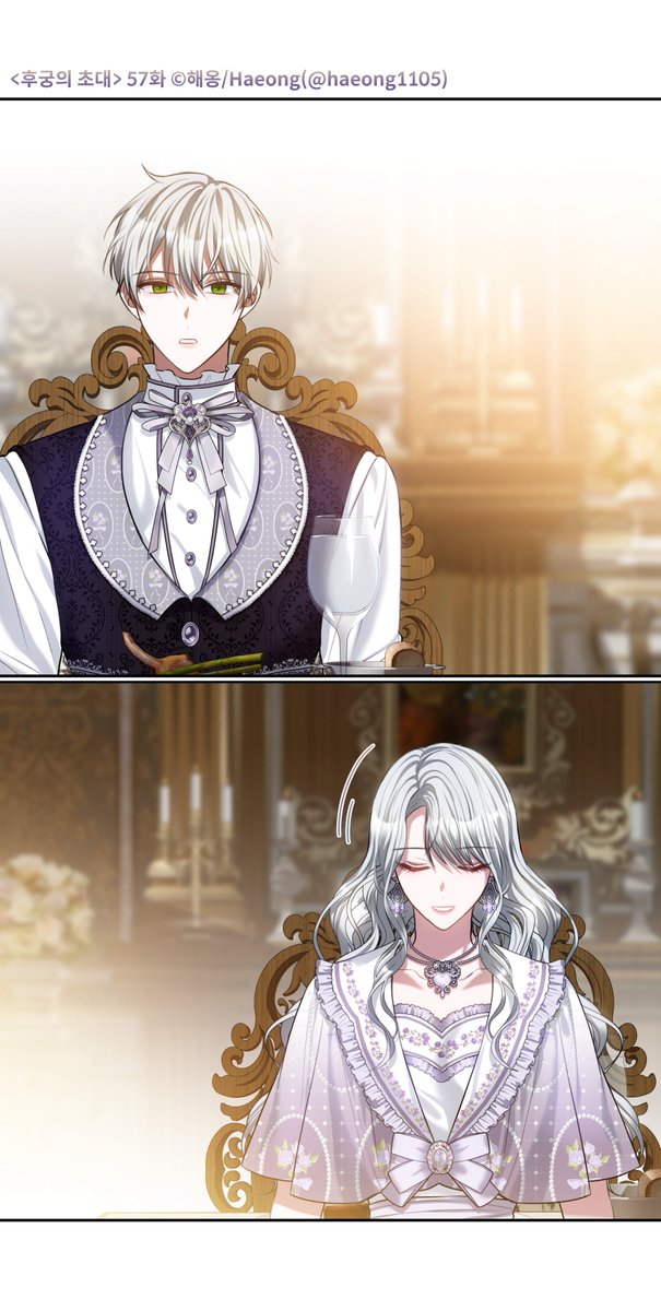 네이버 매일+ 화요웹툰
<후궁의 초대> 무료 51화,미리보기 57화가 업로드 되었습니다!

❤️‍🔥슬쩍 나오는 뜨거운 밤😳, 그리고 실로테의 결심!👑

네이버 매일+ comic.naver.com/webtoon/list?t…
네이버 시리즈 series.naver.com/comic/detail.s…

정식 사이트를 이용해 주시는 독자분들께 감사드립니다.