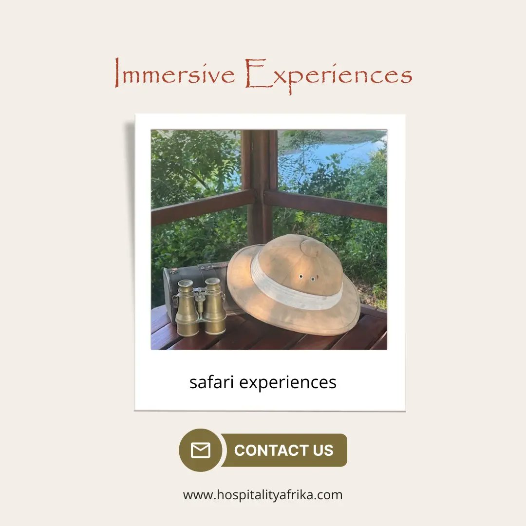 hospafrika's tweet photo. Discover the magic of each unique adventure.

Don't miss out! Contact us to start planning – https://t.co/mrK7y8oJht

#ImmersiveExperiences https://t.co/wFcNJ1tinr