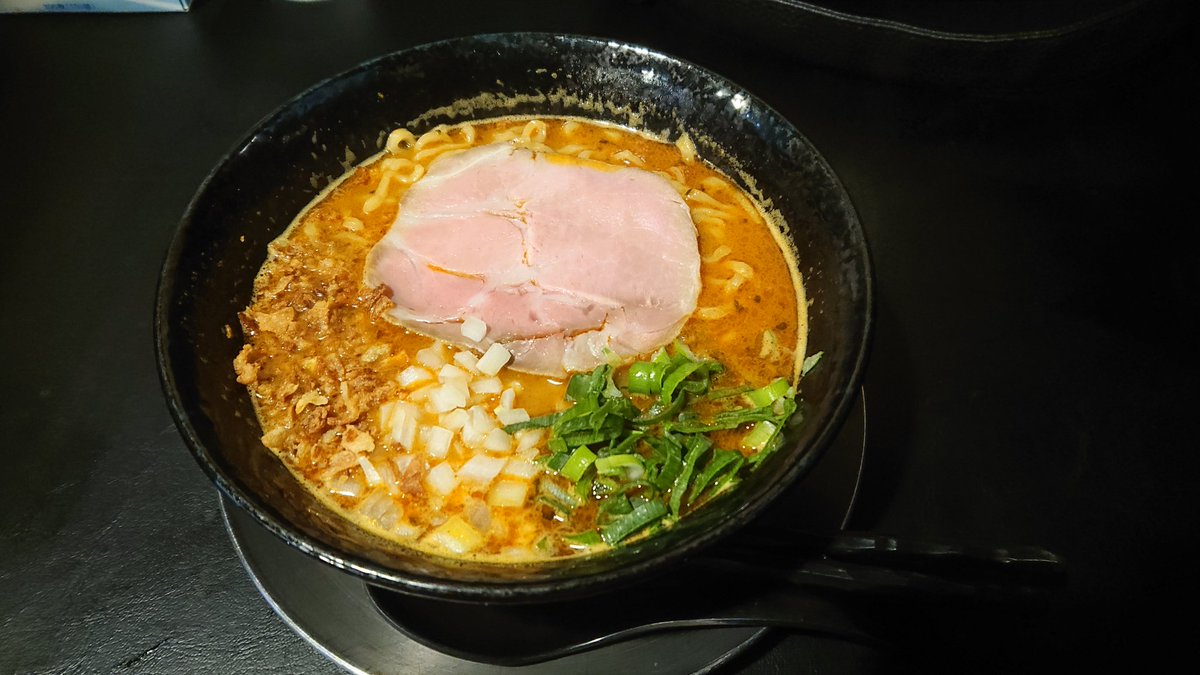 麺ジャラスKで今日もカレー白湯ラーメンを頂きました…本日も美味しゅうございました #麺ジャラスＫ