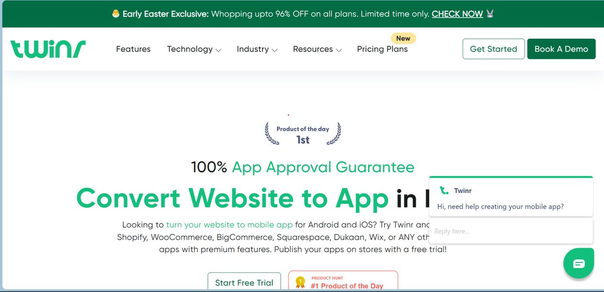 Webpop_Media's tweet image. Transform your website into a powerful mobile app in MINUTES with Twinr! Seamlessly convert your Shopify, WooCommerce, BigCommerce, Squarespace, Dukaan, Wix, or ANY other website into feature-rich Android and iOS apps.#MobileApp #WebsiteConversion #AppDevelopment #webpop_media