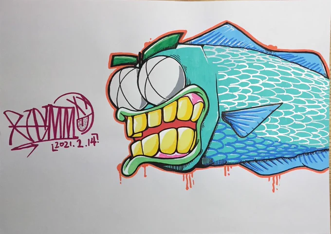 3年前の絵 