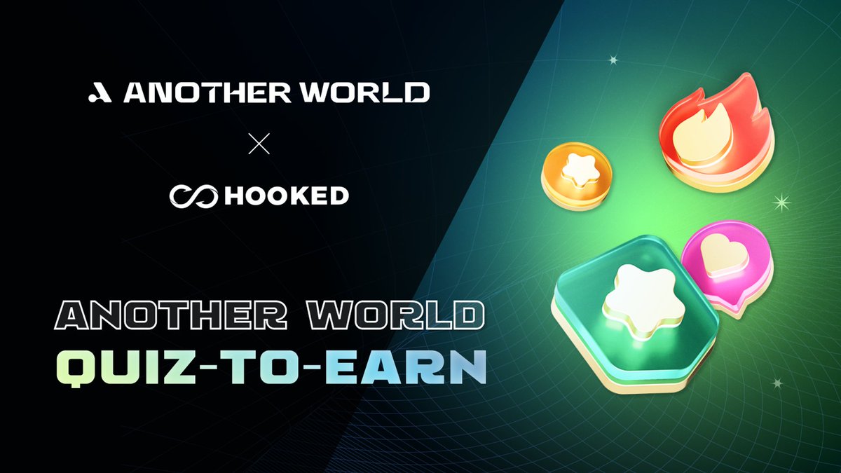 Lamina1Asia's tweet photo. 🎉Welcome @HookedProtocol to Another World Quiz-to-Earn!

🔥Hooked Protocol joins Another World Quiz-to-Earn to further enhance the web3 learning experience.

Prepare to complete quiz missions and enjoy massive rewards in $HOOK and $AWM!🎁

#AnotherWorld #Airdrop #Giveaway