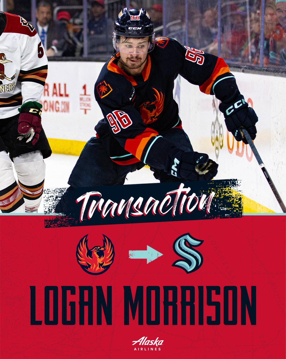 TRANSACTION: The @SeattleKraken have recalled forwards Ryan Winterton and Logan Morrison from the #CVFirebirds. 

Good luck, boys!