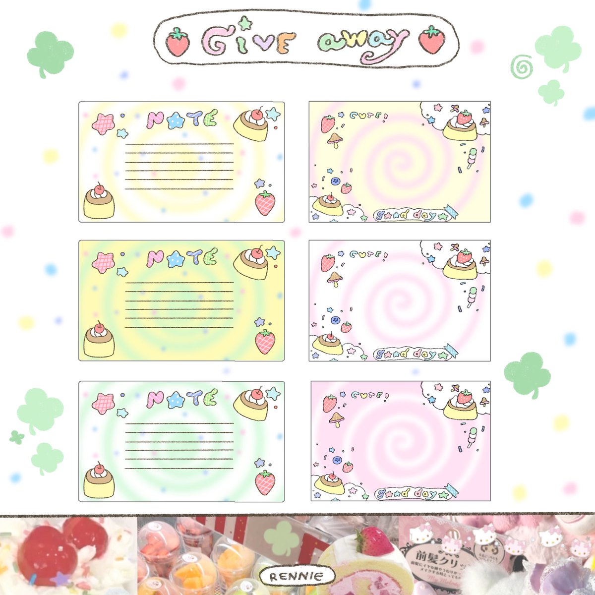 ♪.•*🫐🍋🥯¨*•.¸¸♬  pls RT 🥨

Give away pudding memo ( png file. )

🍮 pls RT ( or follow>< ) before using 
🍮 don’t use for commercials!
🍮 personal use only 

🎶📁 click : drive.google.com/drive/folders/…

#แจกpng #giveaway #แจกไฟล์png