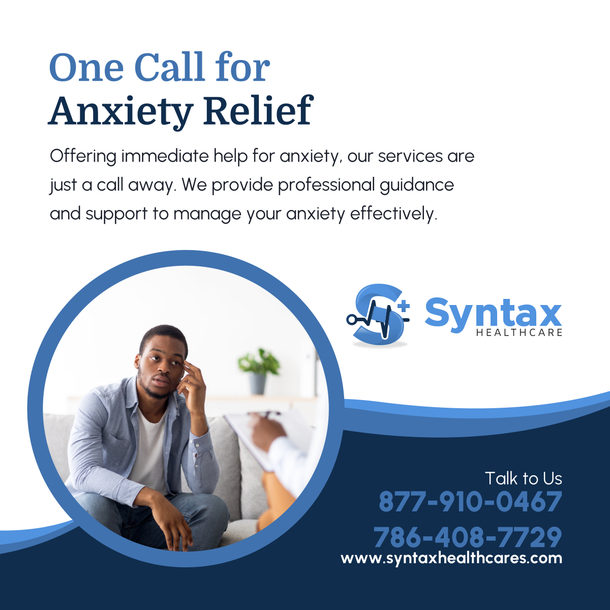 Find immediate support for anxiety with our expert team. We're dedicated to guiding you towards learning effective strategies. Embrace our compassionate care for anxiety management! 

#StockbridgeGA #AnxietyRelief #PsychiatricMedicalClinic #AnxietyTreatment #ManagingAnxiety