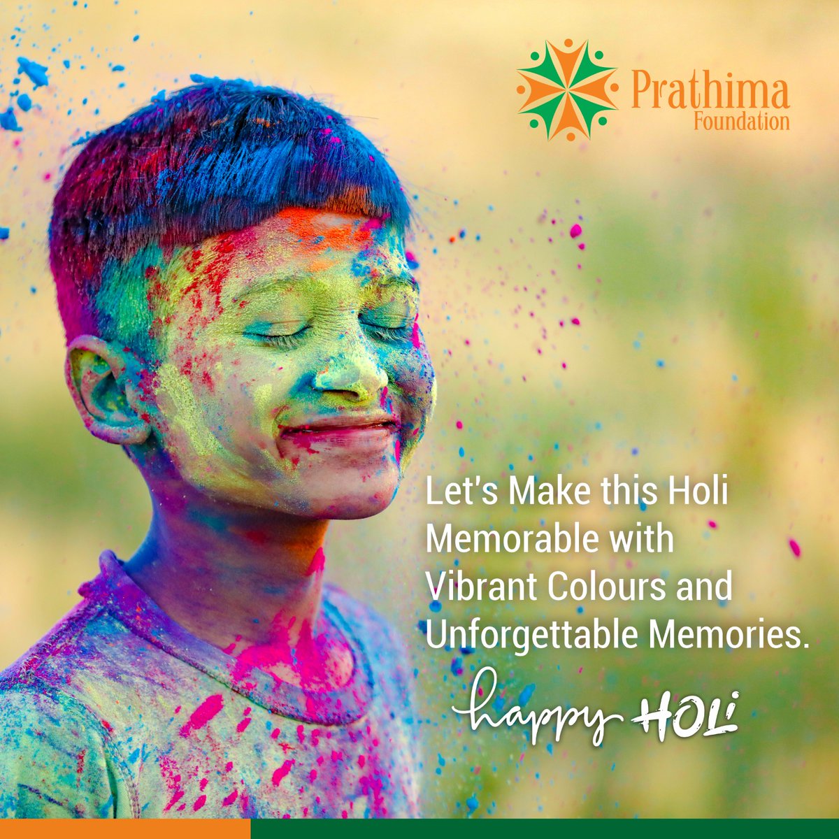 𝐇𝐚𝐩𝐩𝐲 𝐇𝐨𝐥𝐢!

#Holi #FestivalOfColors #HappyHoli #ColorfulCelebration #HoliFestival #HoliHai #ColorsOfJoy #SpringFestival #CelebrationOfLove #PlayWithColors #HoliVibes #JoyfulMoments #ColorSplash #TraditionalFestival #prathimafoundation #prathima #PF