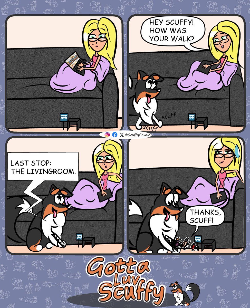 #gotta_luv_scuffy EP 18: Bu(g)s stop
#scuffycomic #comics #comicstrip