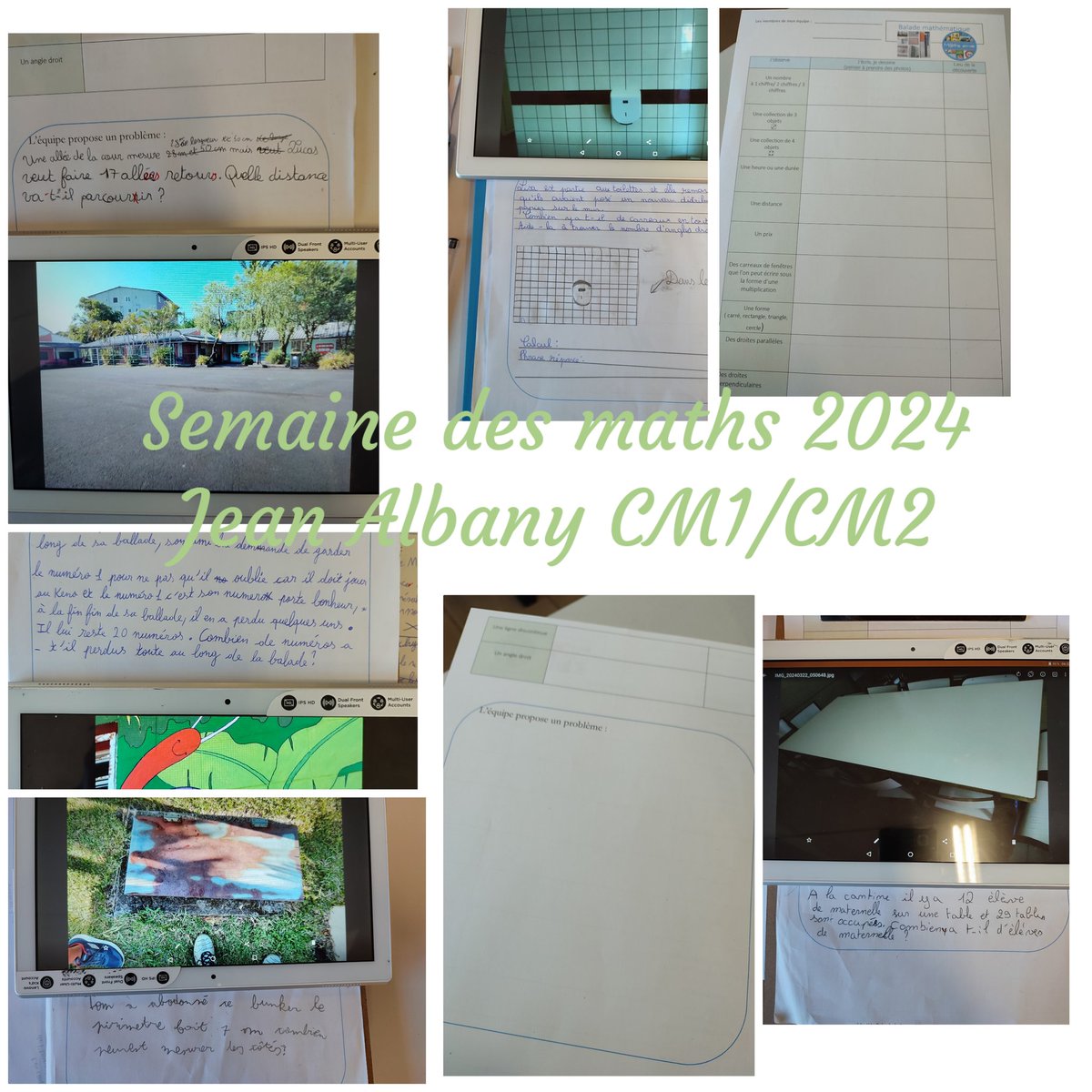 Balade mathématiques en classe de cycle 3. Le numérique au service des apprentissages. #vivrelesmaths <a href="/jeanalbany/">Albany Jean smith</a> <a href="/mathsenvie/">M@ths en-vie</a> <a href="/IEN_STANDRE_974/">IEN SAINT-ANDRE-974</a>