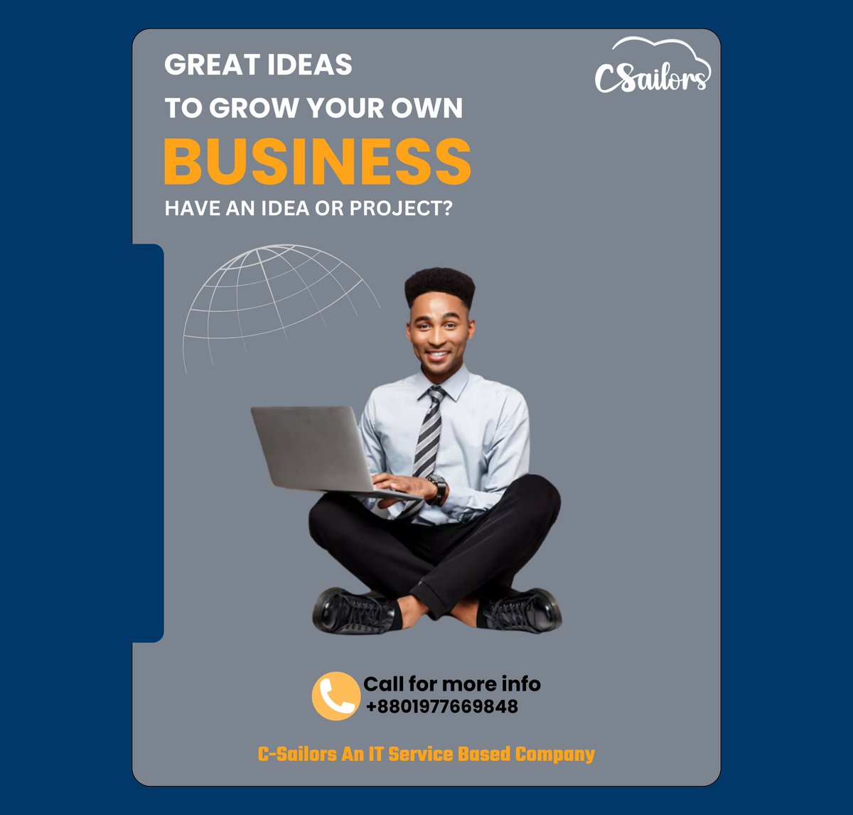 csail0rs's tweet photo. Grow your own business with us.
Please Contact us.
Visit : https://t.co/aKSWzcuGEr
mail : info@csailors.com
Call now : +8801977669848
#businessmarketing #brandingdesign #socialmediamarketingtips #socialmediastrategy #businessdevelopmentmanager #OnlineMarketing https://t.co/zxLetBgS2R
