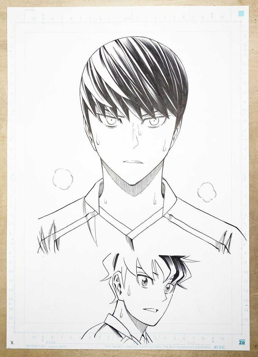 前回のネームと線画と完成原稿。
このキバのセリフはいろいろ迷走して最後ギリギリでこうなりました。今はもう何と迷ってたのか思い出せないけど。
#スリースター #卓球 #サイコミ https://t.co/xoemH9rLEr 