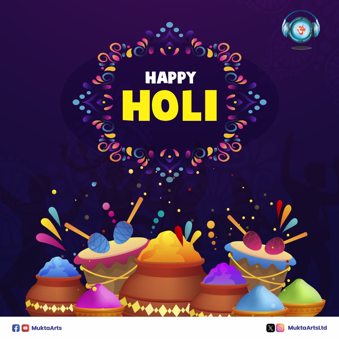 Wishing you all and your family a joyous and colourful day. Happy Holi.