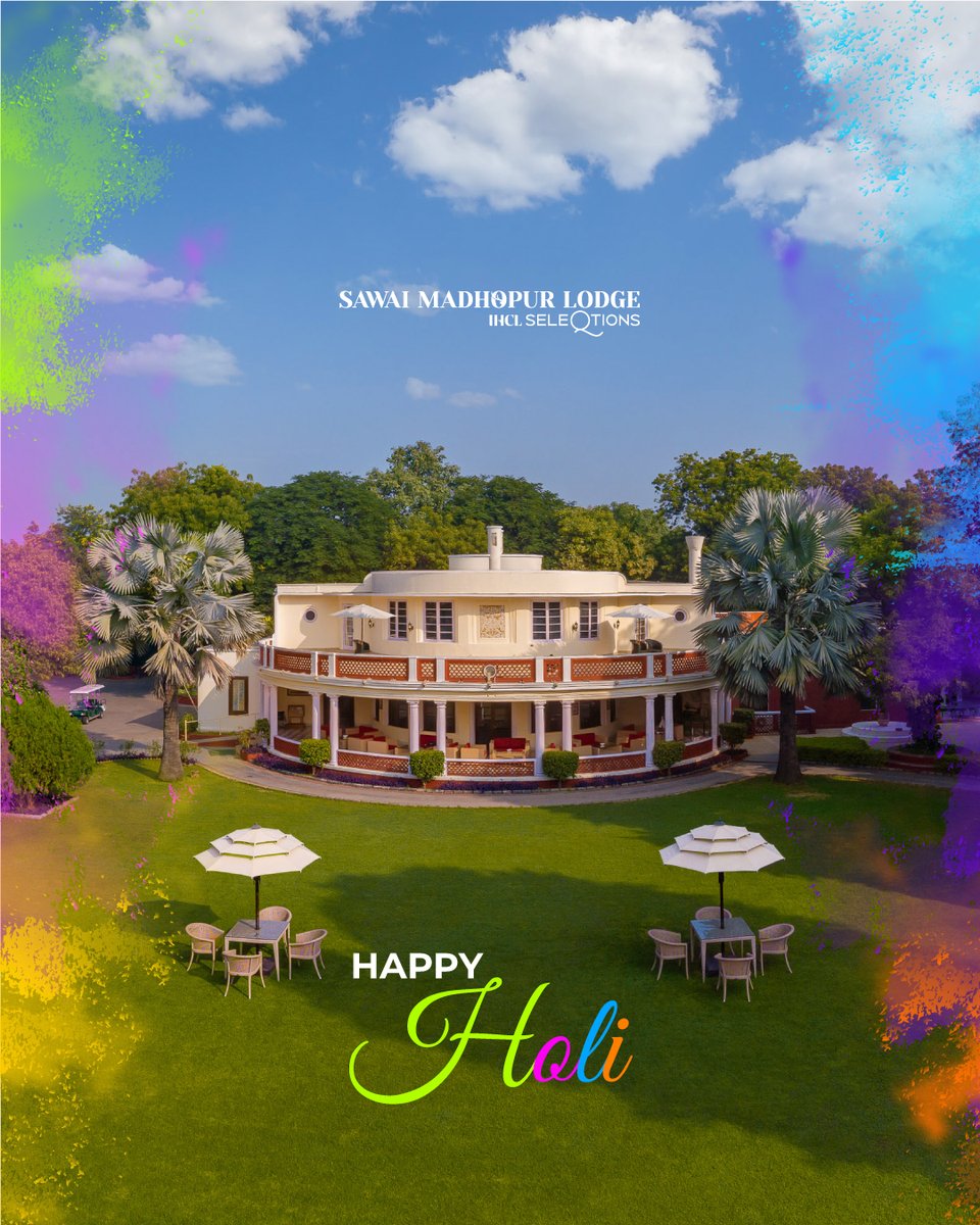 May the festival of colours shower you and your loved ones with endless happiness and abundance. 

Wishing everyone a very happy Holi! 

#SawaiMadhopurLodge #SeleQtions #SeleQtionsHotels  #Rajasthan #NamedCollection #ExperienceSeekers #ExploreRajasthan #Holi