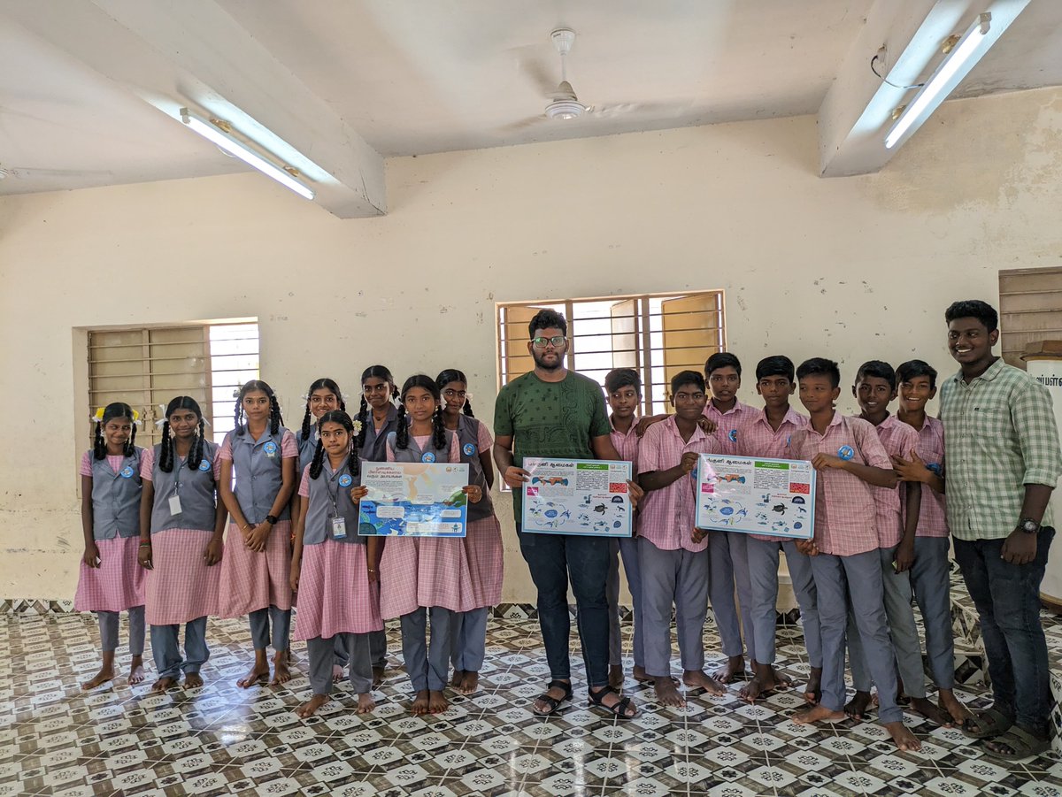 Sea Turtle Awareness Program at Thovalai Govt.Hr.Sec. School.

#seaturtleconservation #education #oliveridley
