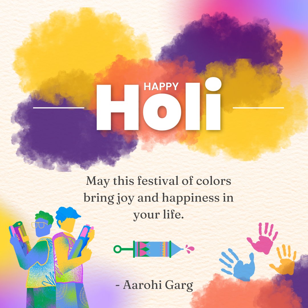 HrishabhGarg's tweet photo. Happy Holi 🎉 https://t.co/bDM6TexL6V