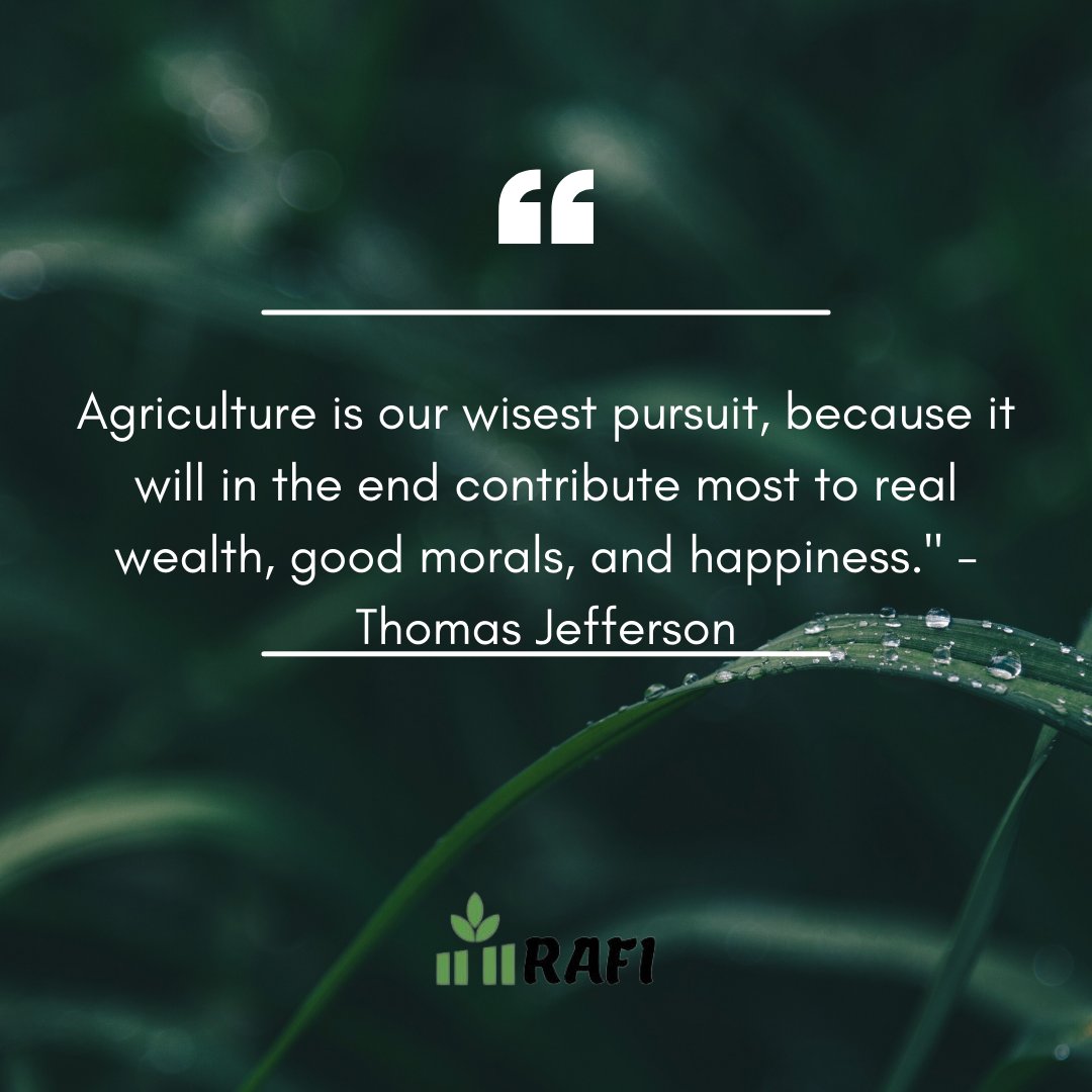 No matter how long the winter, spring is sure to follow. In the same way, every setback in farming is just a season; the harvest always comes."