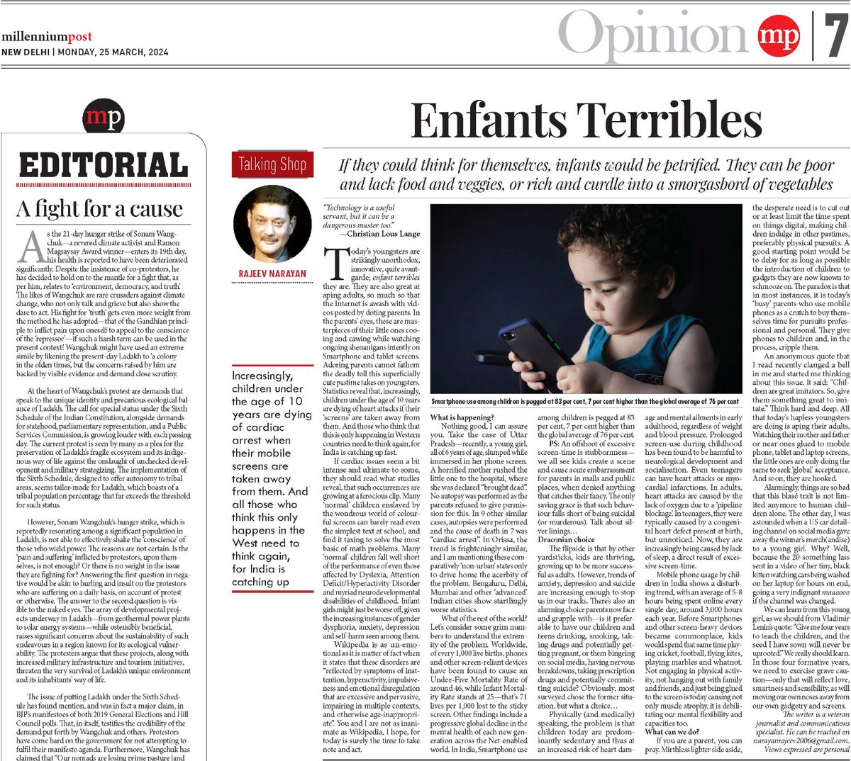 narayanrajeev's tweet image. My column today, for reference. 

millenniumpost.in/opinion/talkin…