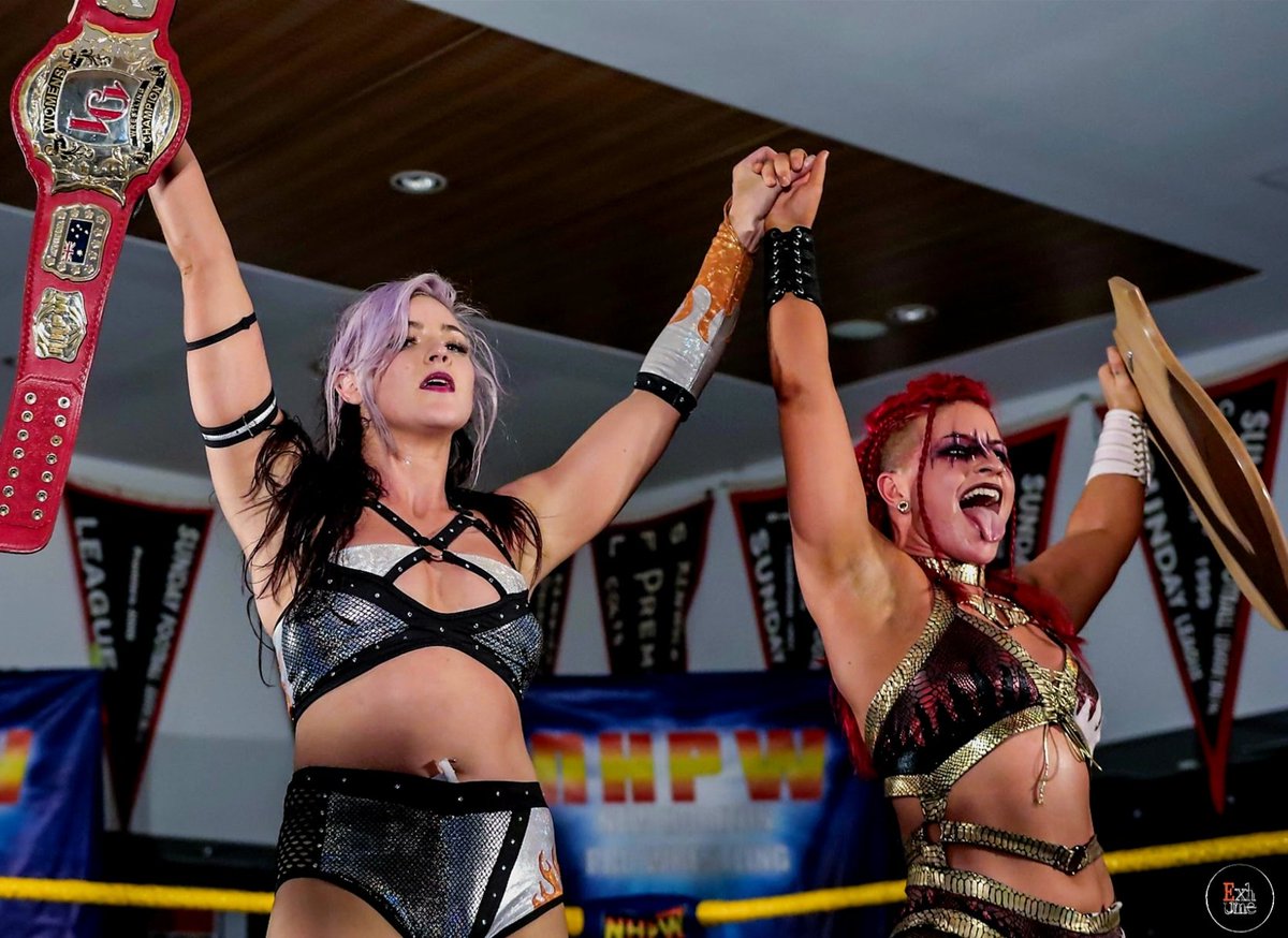 Ann amazing @IndyGurlzAu Global Conflict tournament is in the history books with eventual Winner @DELTABrady_ beating @Lena_Kross . Both woman put on a stellar final showing massive respect for one another afterward. The tournament was a great showcase of these female fighters.
