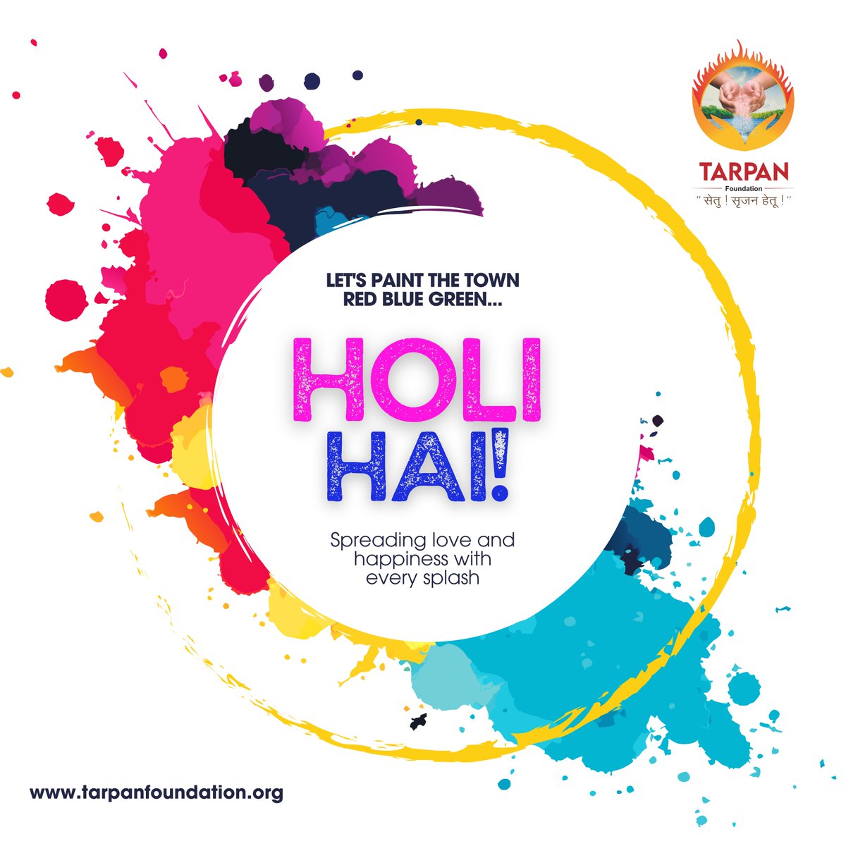 Let this day bring more love into our lives. Happy holi to us! #होली #होलिकोत्सव #happyholi #holi