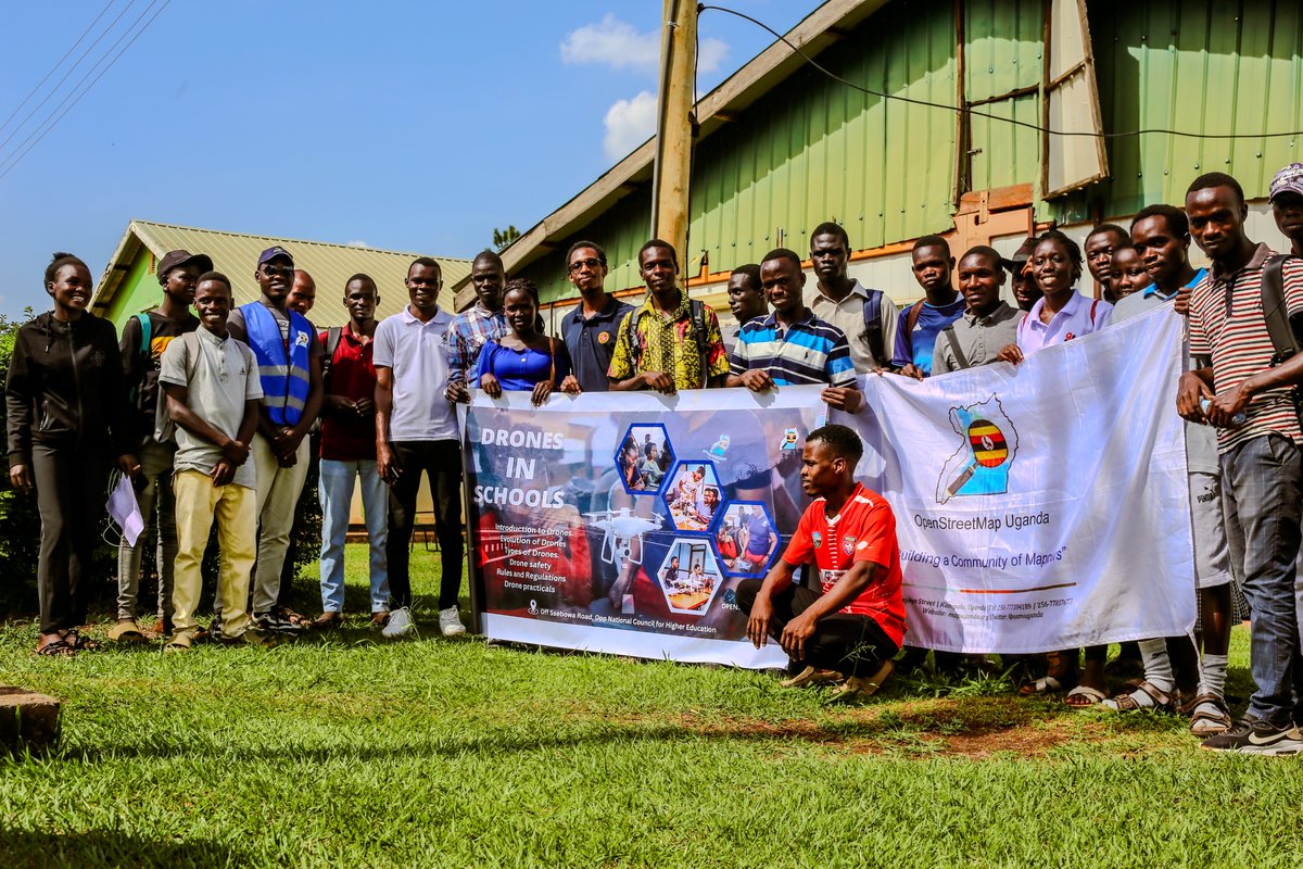 osmuganda's tweet photo. Exciting weekend with @osmuganda ! We empowered 29 students and 3 lecturers with essential skills in Drone and GIS usage for project management and research. π #CapacityBuilding #TechSkills #Empowerment #ADAI #OSMinSchools #DronesinSchool https://t.co/2AlB5dlCJ5