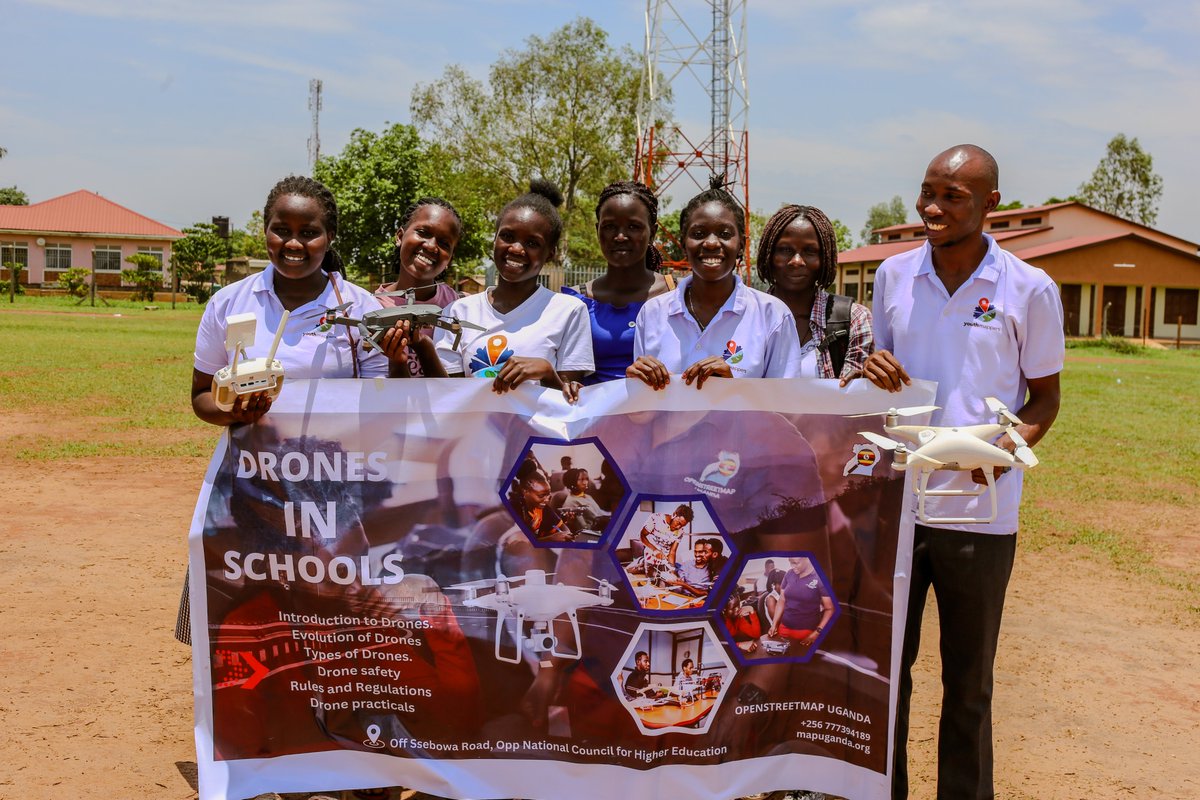 osmuganda's tweet photo. Exciting weekend with @osmuganda ! We empowered 29 students and 3 lecturers with essential skills in Drone and GIS usage for project management and research. π #CapacityBuilding #TechSkills #Empowerment #ADAI #OSMinSchools #DronesinSchool https://t.co/2AlB5dlCJ5