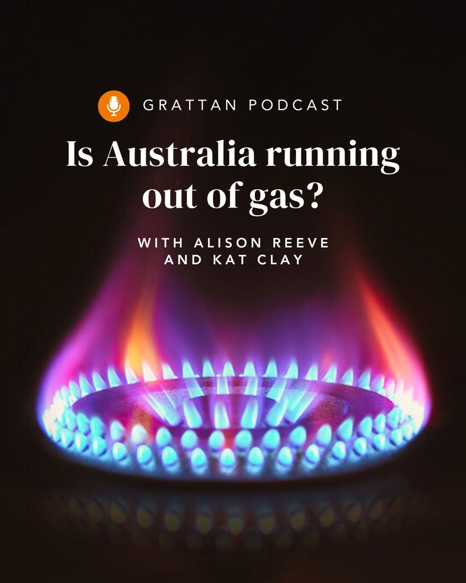 Is Australia running out of gas? 🔥 In this week's Grattan Podcast, Alison Reeve addresses whether Australia can expect gas shortfalls in the future, and where the responsibility lies for avoiding – or at least managing – these potential outages. buff.ly/4998Y4w #auspol