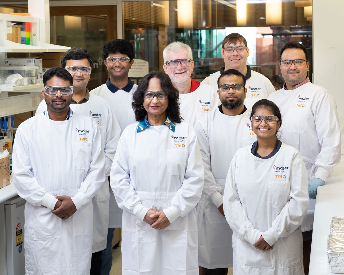 We welcome @drKhannaKK to @MaterResearch, enabling collaboration with @UQ_News and @QUT partners and use of TRI histology, flow cytometry, metabolomics, proteomics, microscopy. Her team studies therapy resistance and new breast/ovarian cancer treatments. bit.ly/3x5Gifv
