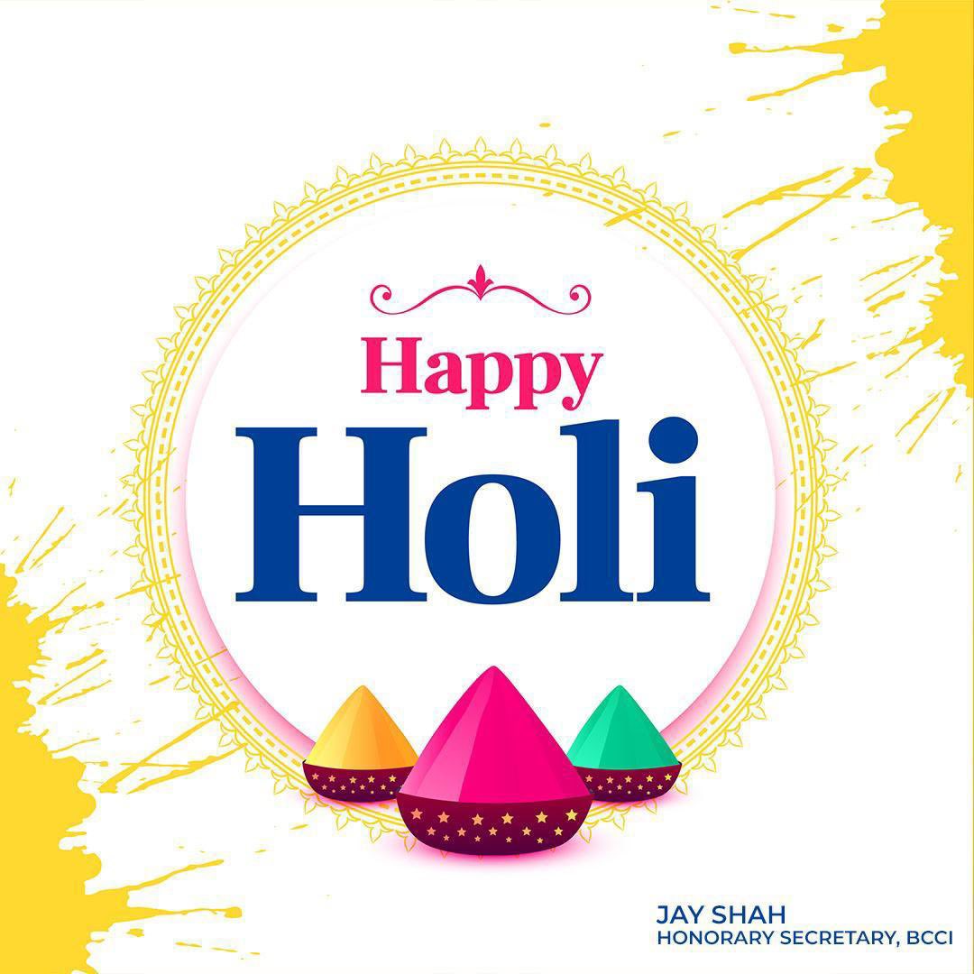 Happy Holi to all! May this vibrant festival of colors fill your life with joy, love, and togetherness. Wishing everyone a colorful and safe celebration!