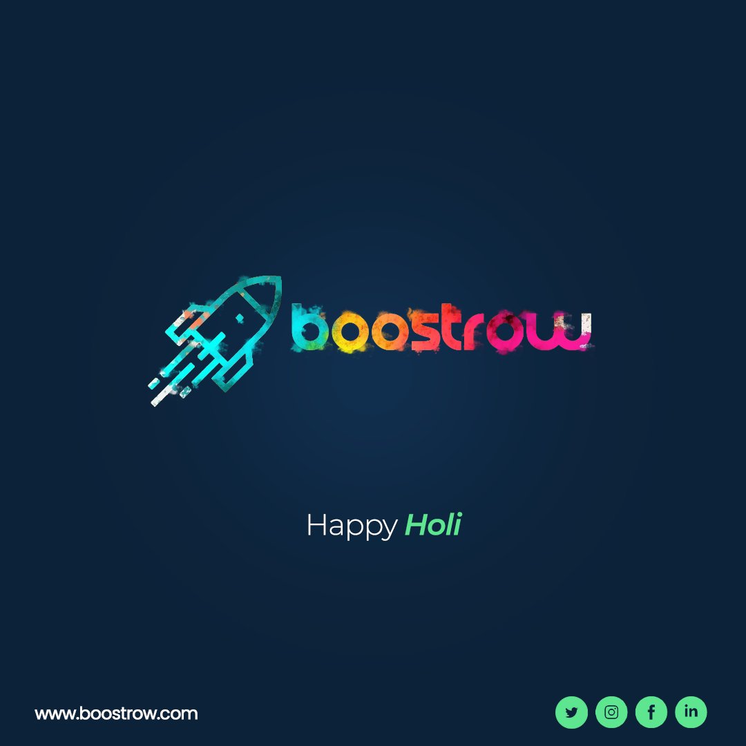 boostrow's tweet photo. Color your business with success this Holi! Boostrow wishes you a vibrant and prosperous festival filled with joy and new beginnings. Let's paint the town red with innovative strategies and bright ideas. Happy Holi! https://t.co/qiyTKUDjT8