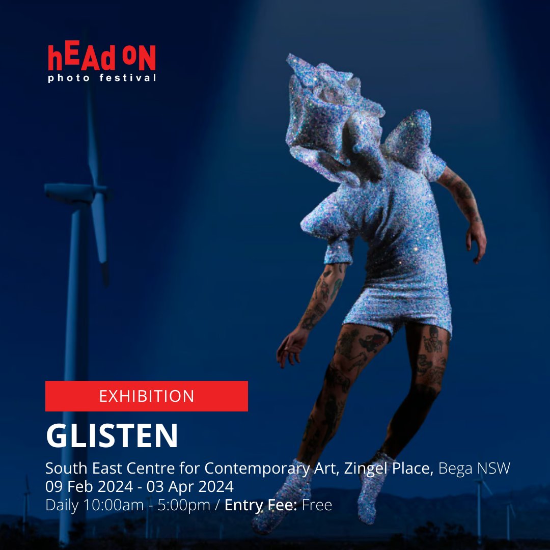 HeadOnPhotoFest's tweet image. What's On: Glisten, SE Centre for Contemporary Art Bega

Using readymade and everyday materials, Gerwyn Davies assembles characters through costume that simultaneously conceal, transform and abstract the body. headon.org.au/exhibitions/gl…

#headon #headonphotofest #southcoast
