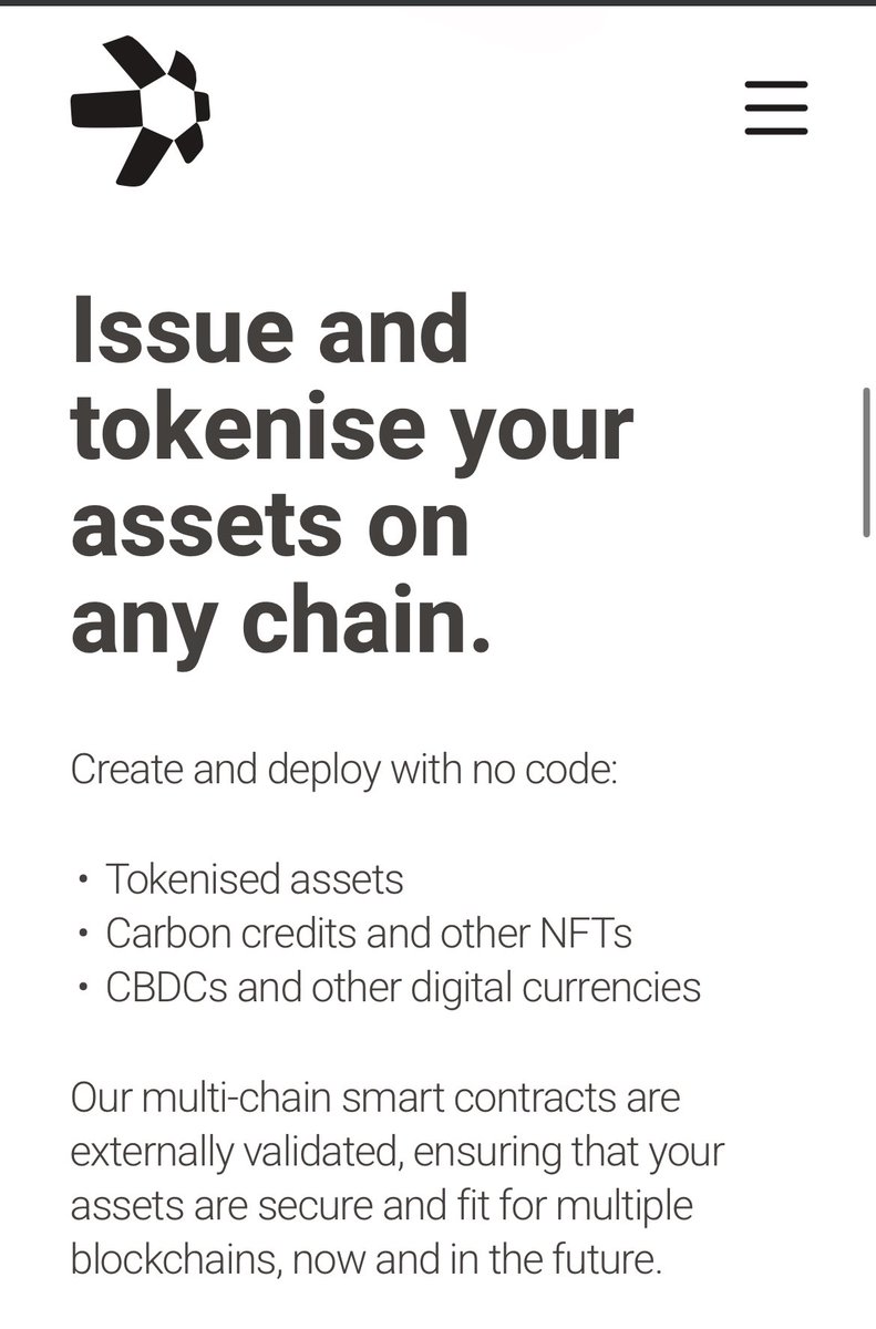 SanNL11's tweet image. There is only 1 project in crypto that offers no-code real world assets (#RWA) available in 1 click that are multichain accross both permissioned and permissionless DLTs by nature✅

Thats why its used by worlds largest institutions and governments.

$QNT