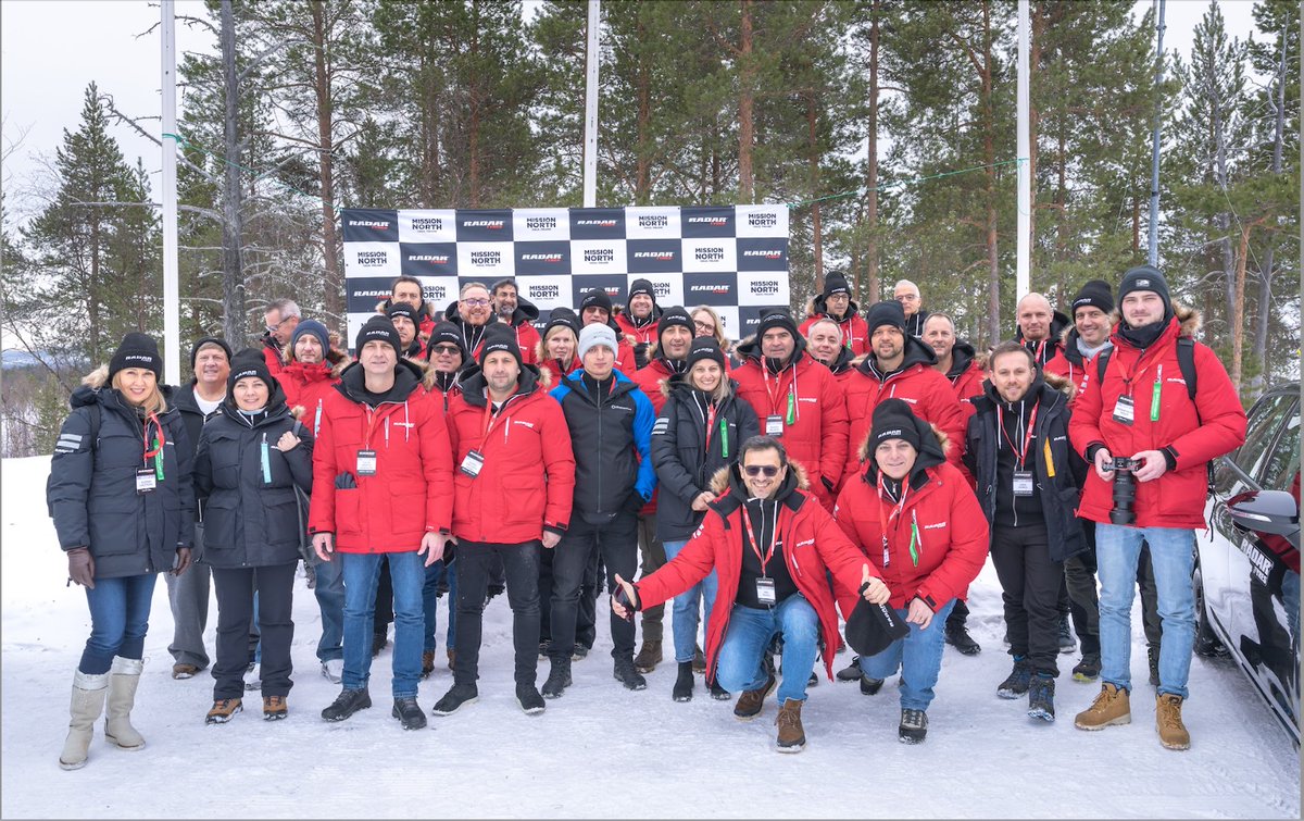 RadarTires's tweet photo. #MissionNorth: A Wintry Success by Radar Tires! 📷 We recently hosted a launch event in IVALO, Finland, unveiling our latest winter product offerings – the Dimax Winter and Dimax All Season. 📷📷 #RadarTires #MissionNorth #Tires #Tyres https://t.co/iu2zesvx2s