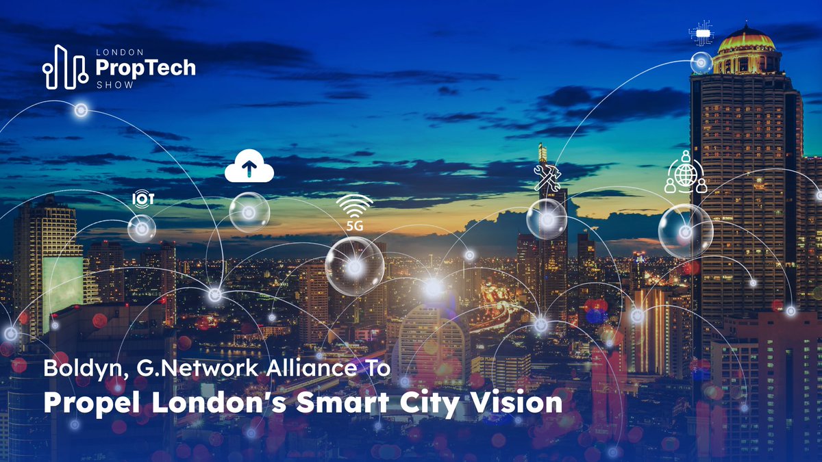 Boldyn Networks (Boldyn) and G.Network have joined forces in a recent strategic collaboration to speed up London’s aspiration to become one of the leading global smart cities. Access full article here tinyurl.com/44zbrtp8 #proptechshow #pts25 #proptechshow2025