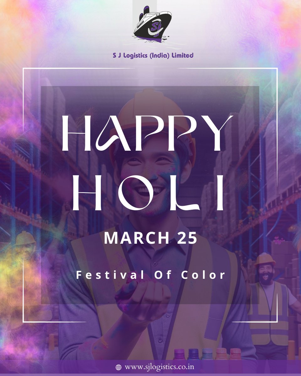 Let's radiate joy and unity this Holi with vibrant colors, spreading happiness wherever we go. Say no to water wastage and yes to eco-friendly celebrations!'

Visit : sjlogistics.co.in


#Happyholi #Holi2024 #SeamlessShipping #GlobalTrade
#EfficientLogistics #SJLogistics