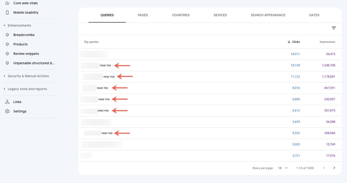 Optimizing for 'near me' queries on Google. For some sites, like the one pictured, variations with the term 'near me' in them can be some of the highest traffic-generating and shouldn't be ignored. When it comes to marketplace SEO, these terms are often especially important.…