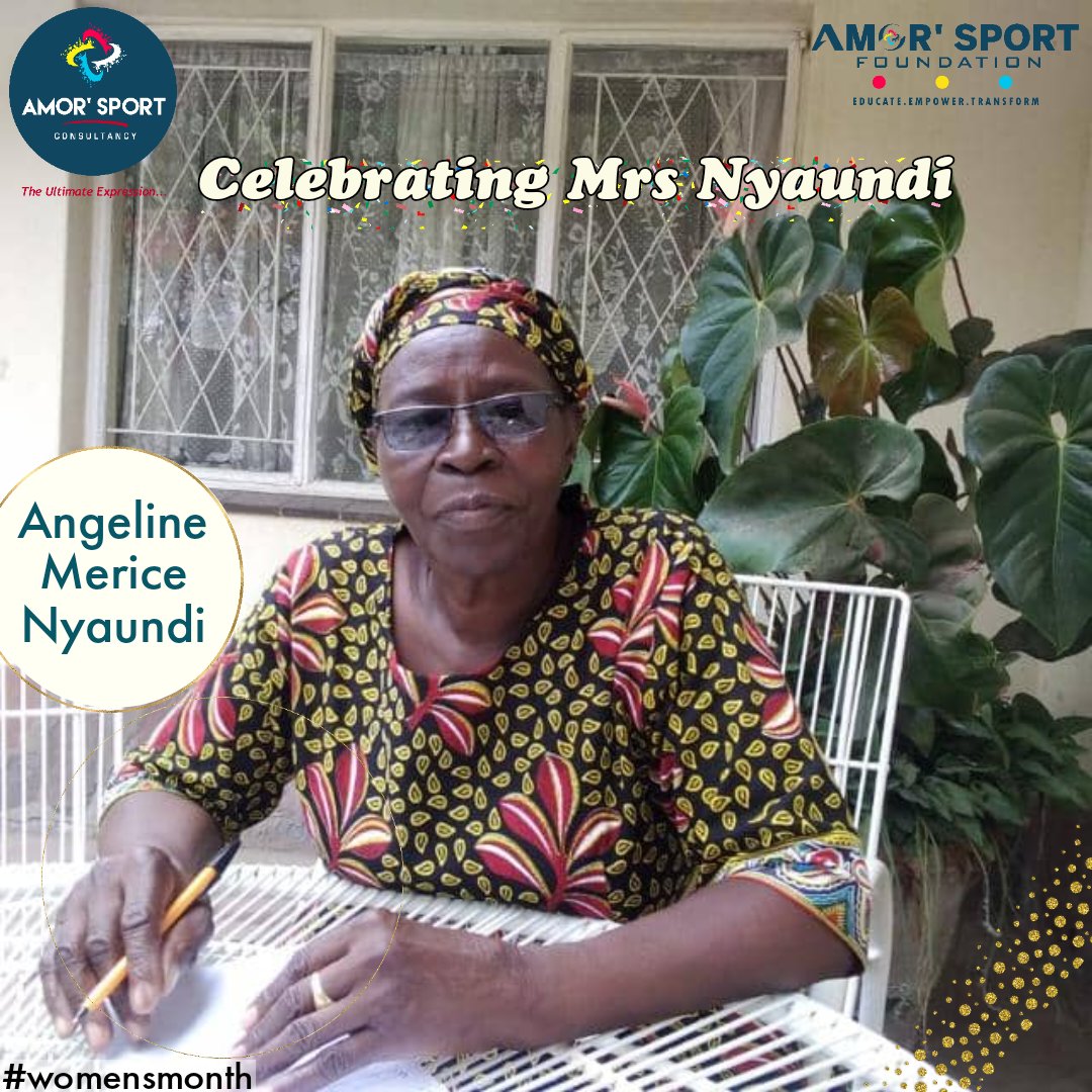 Today we have the honor to Celebrate a Veteran sports administrator, former athlete, coach, teacher, and mum to many, Mrs Angeline Merice Nyaundi. #womensmonth #AngelaNyaundi #amorsportzw #CelebratingZimbabweanExcellence