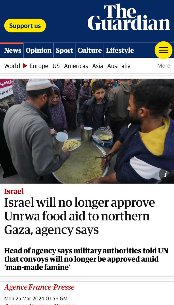 #Israel 's blatant food deprivation policy is just staggering. They are purposefuly starving A People. Think on those words.
A man-made famine to cleanse an area and take the land. How has this been allowed to continue? #UKComplicit #USComplicit #Genocide #Hunger #Gaza #Palestine