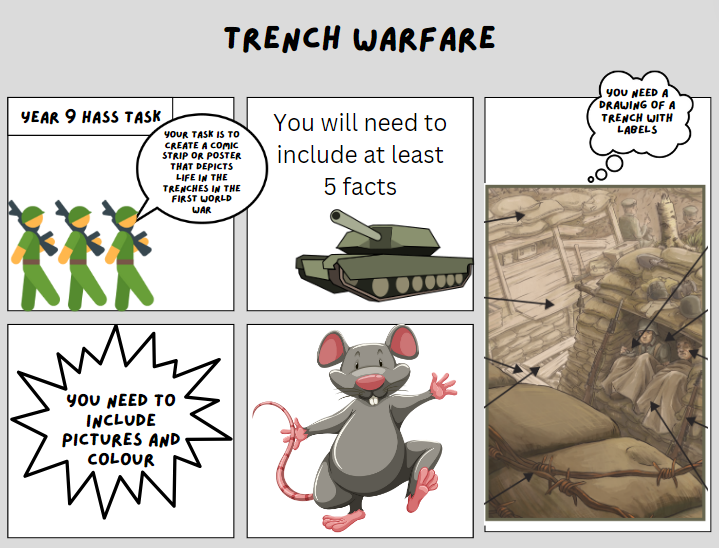 HASSWA5's tweet photo. Ending this short term with some creativity for my Year 9s #WW1 #History #Year9 #HASSWA https://t.co/058vrFNtLW