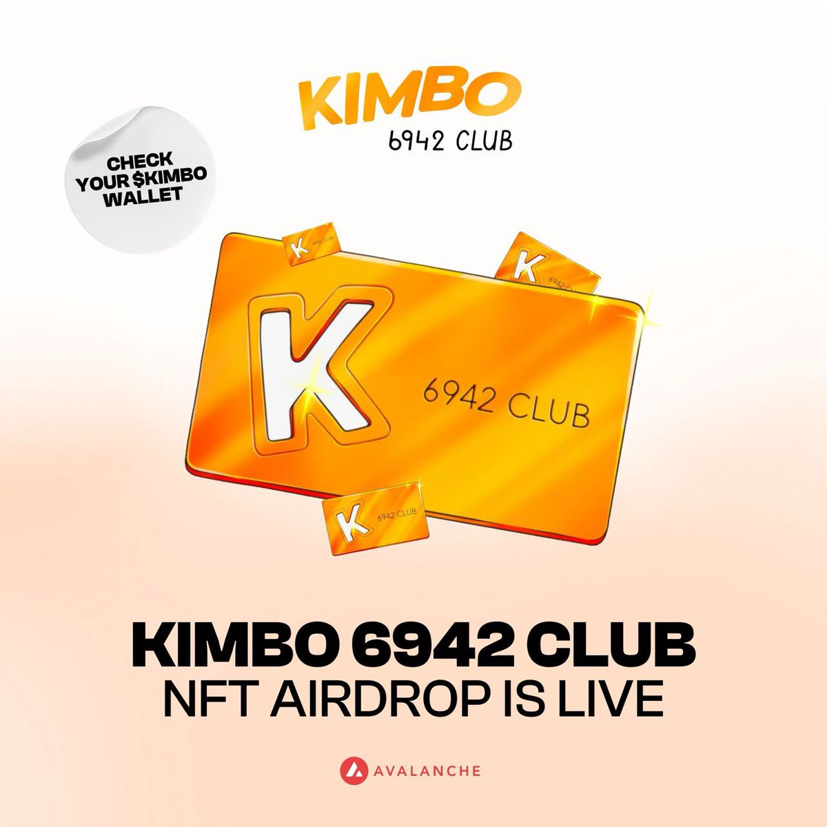 Exciting news for $KIMBO 6942 OGs! 🐶🔺 After months of anticipation, the $KIMBO 6942 Club is finally here!💪 Get ready for exclusive benefits like WL spots for @KimbrosNFT, early project access, unique merch, real-world events, and more! Top 6942 $KIMBO holder? Check your…