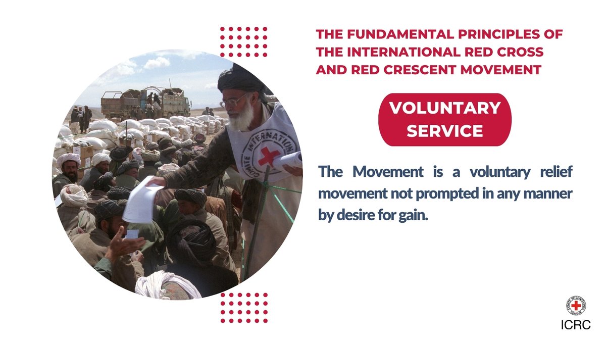 The fundamental principles of the #RedCross and #RedCrescent Movement ensure the humanitarian nature of the Movement’s work and enable it to provide effective, unbiased assistance to people in need.