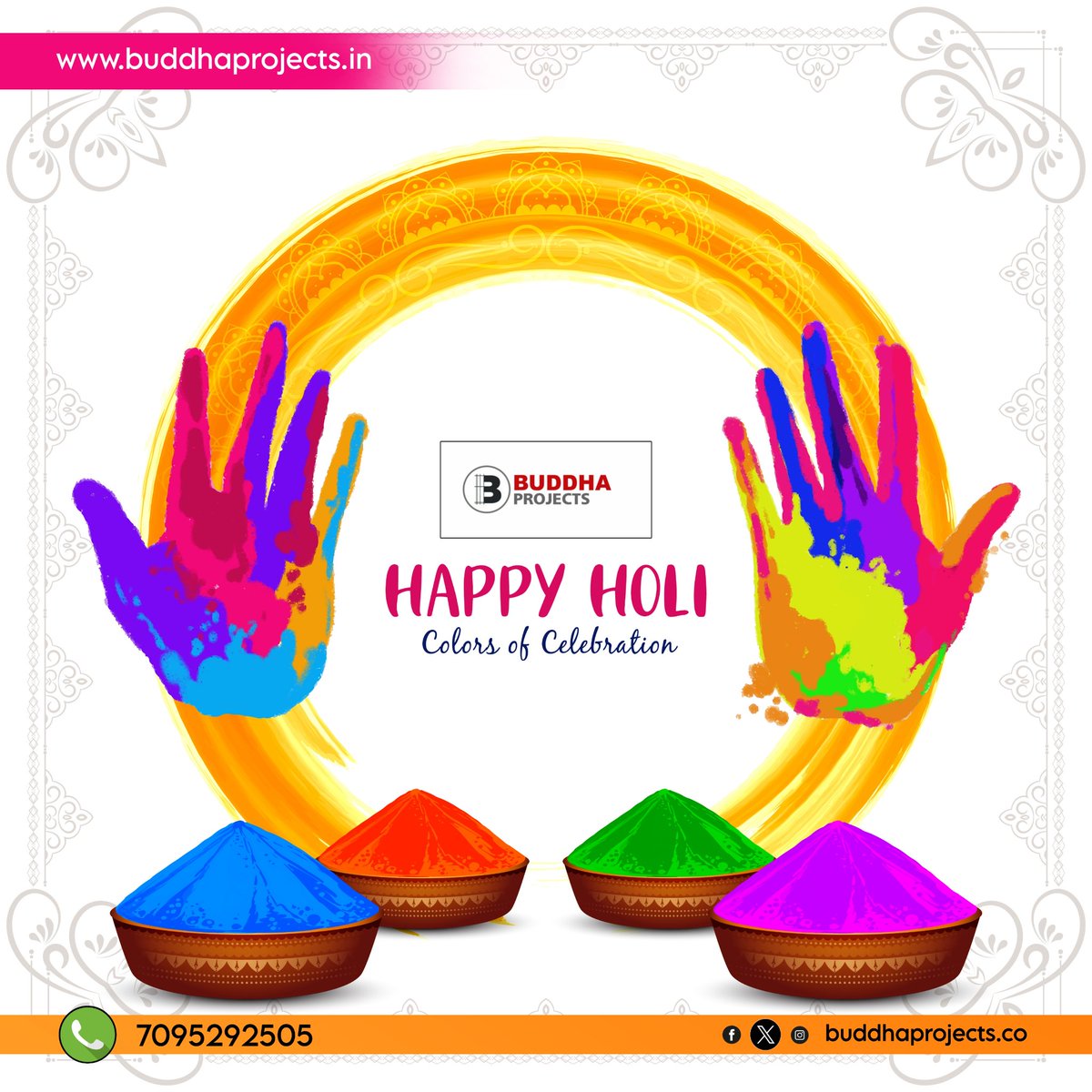 #HappyHoli #Holi2024 #buddhaprojects #rajagowtham #Hyderabad #structuraldesigns #constr