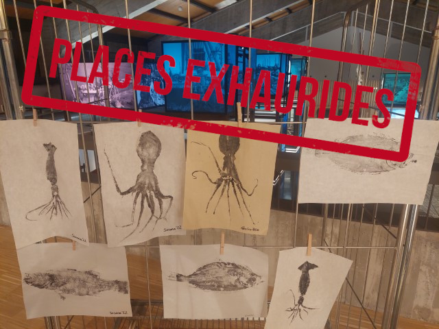 📢 PLACES EXHAURIDES ‼️ #SetmanaSanta al #MuseuPortTarragona Taller de #Gyotaku 🐟 🗓️26 de març a les 12 i a les 17h. Adreçat a infants a partir de 6 anys #DiaMundialAigua #activitatsambnens