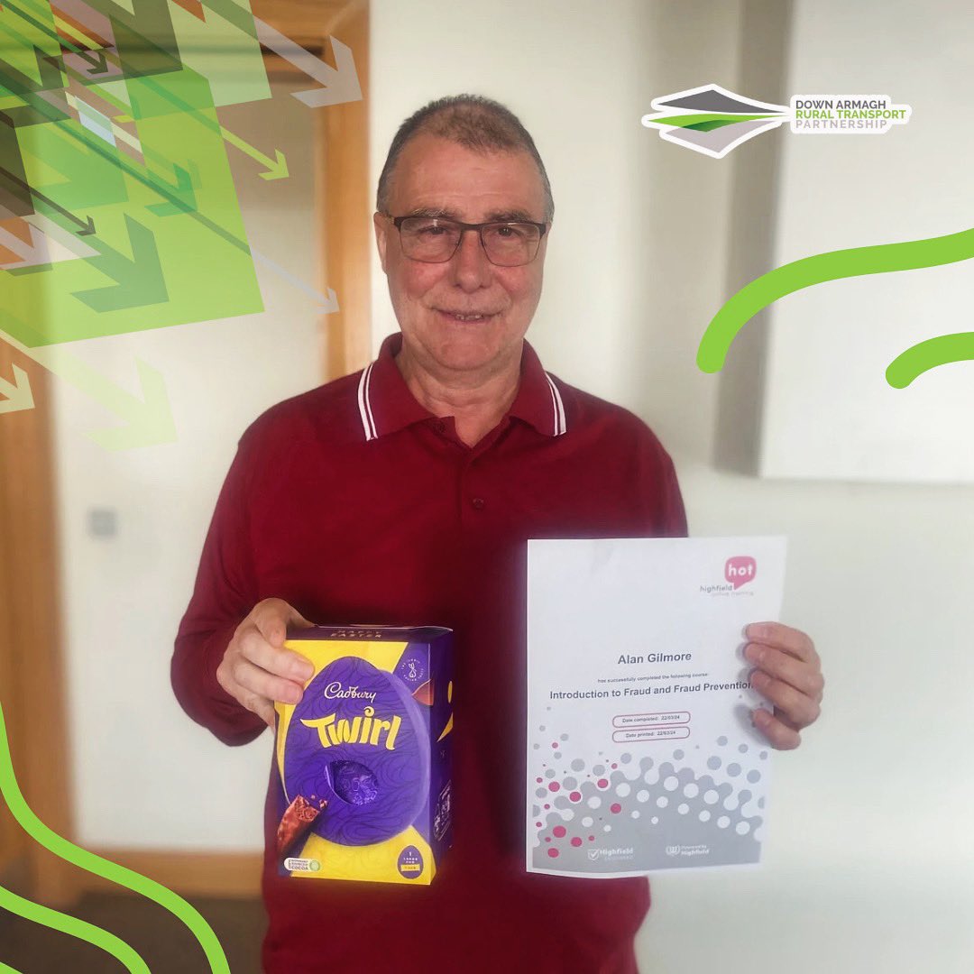 🎉 Congratulations to Alan on passing his fraud course! 🏆 Not only did he enhance his expertise in fraud detection,passing his course with flying colours he also received an Easter egg on the same day! 🐣 Alan is not just a board member but also an exceptional trainer for Dart🎯