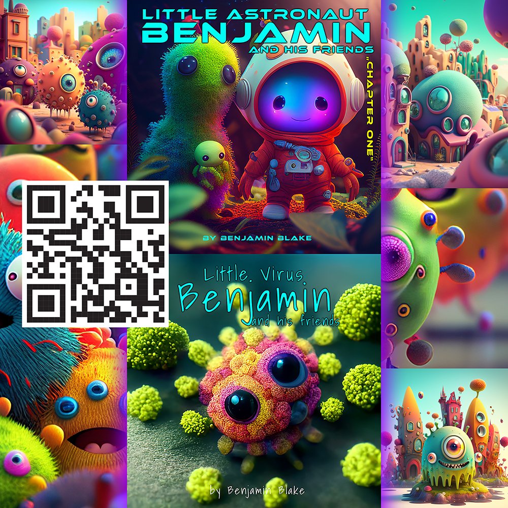 benjamin_blake8's tweet photo. Discover the charming adventures of "Little Astronaut Benjamin," who brings hope and love to the galaxy, while "Little Virus Benjamin" navigates a microscopic world, learning the power of empathy and friendship. Two heartwarming tales to touch your soul!        Links 👉https://t.co/vTkJvJIfop #LittleAstronautBenjamin #LittleVirusBenjamin #TwoWorldsOneHeart #KidLit #ChildrensBooks