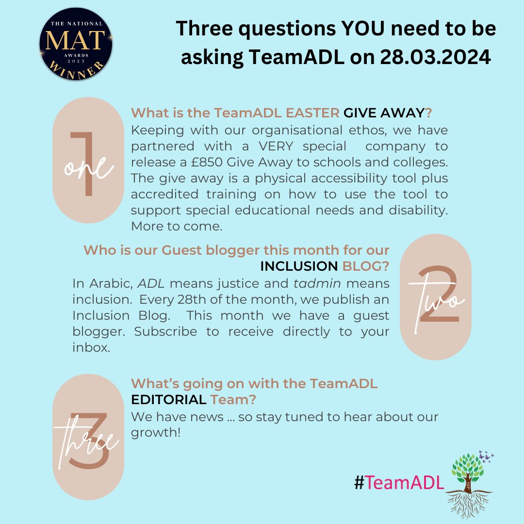 Three questions you need to be asking #TeamADL about on 28.03.2024, only a few days away! Here's the direct link to the blog teamadl.wordpress.com and our #GiveAway will be announced on here on X #TeamADL The Lego of #Leadership