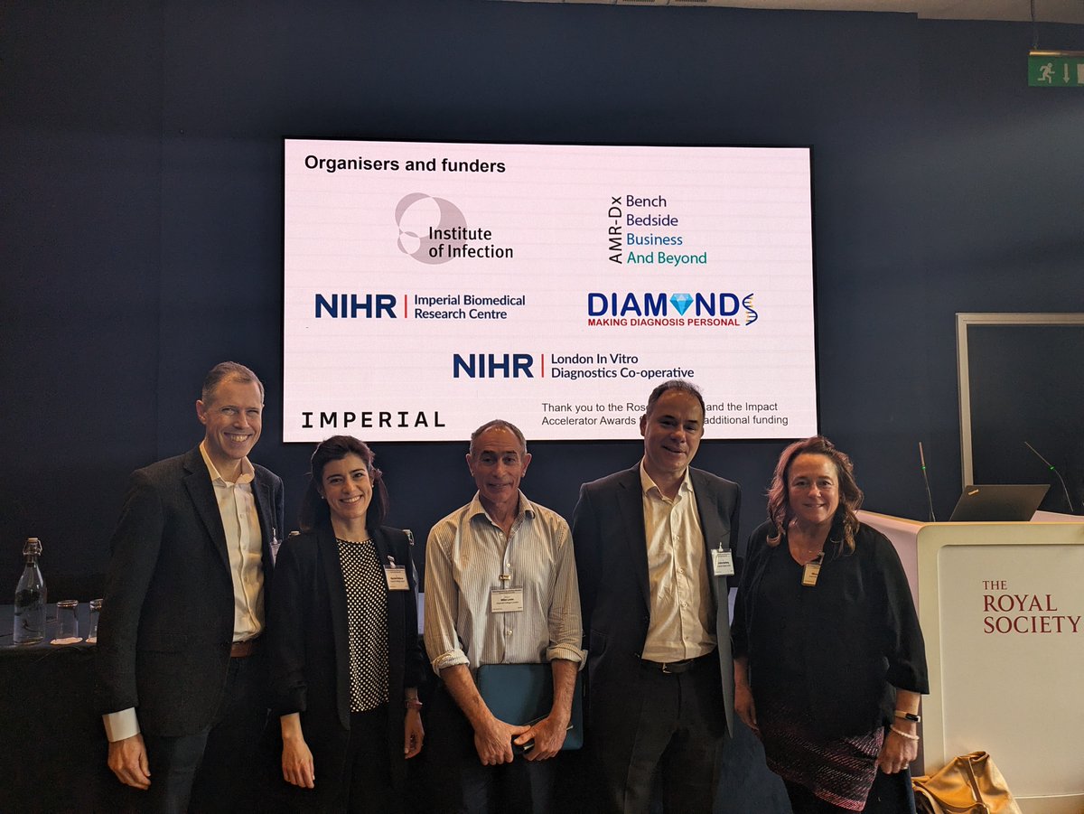 Our coordinators & partners, @imperialcollege showcasing our pioneering research on the tech challenges & opportunities on host biomarker-based diagnostics for infectious & inflammatory diseases in children at the Novel Diagnostics for Infectious Diseases symposium @royalsociety