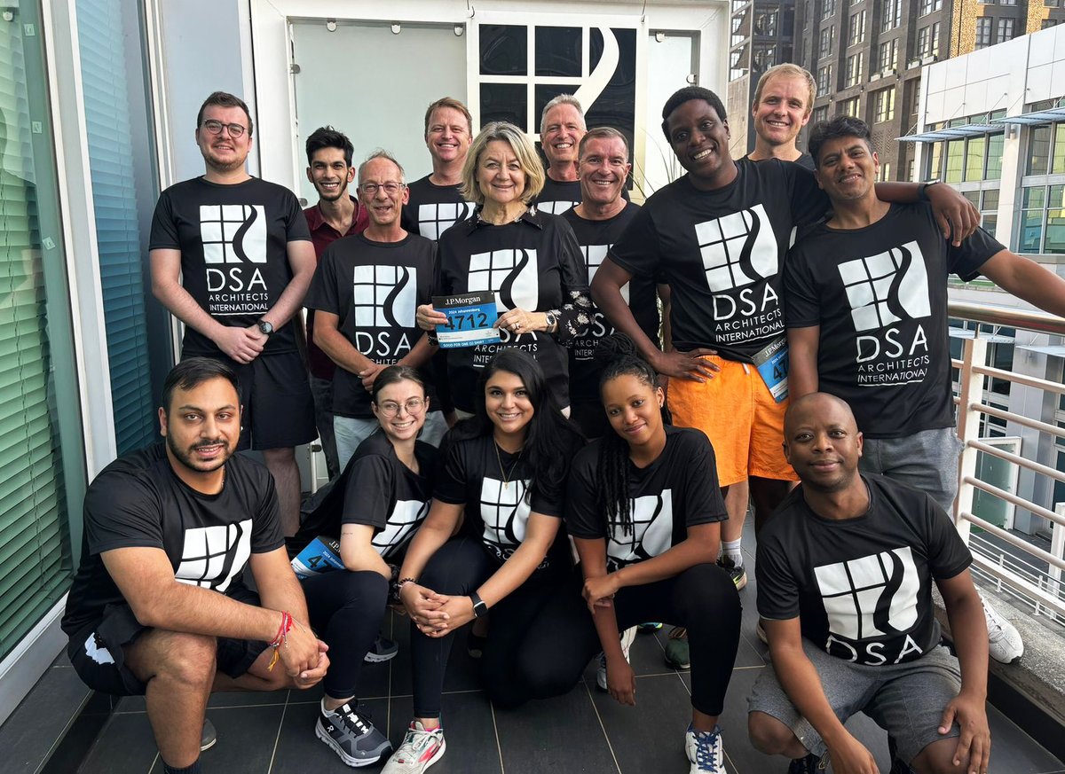 Well done to our #DSA team in #SouthAfrica for finishing the 5.6km race at the recent #JPMorganCorporateChallenge, together with over 300 companies who took part in the world's largest corporate running event. #funrun #corporatechallenge