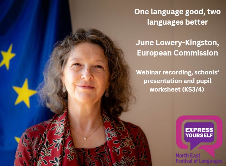 Missed June Lowery-Kingston's inspirational talk last week? Schools can access the recording, pupil booklet and presentation now to join her language journey and hear about life, work and education opportunities available when you speak other languages: expressyourselfne.com/2024/03/25/jun…