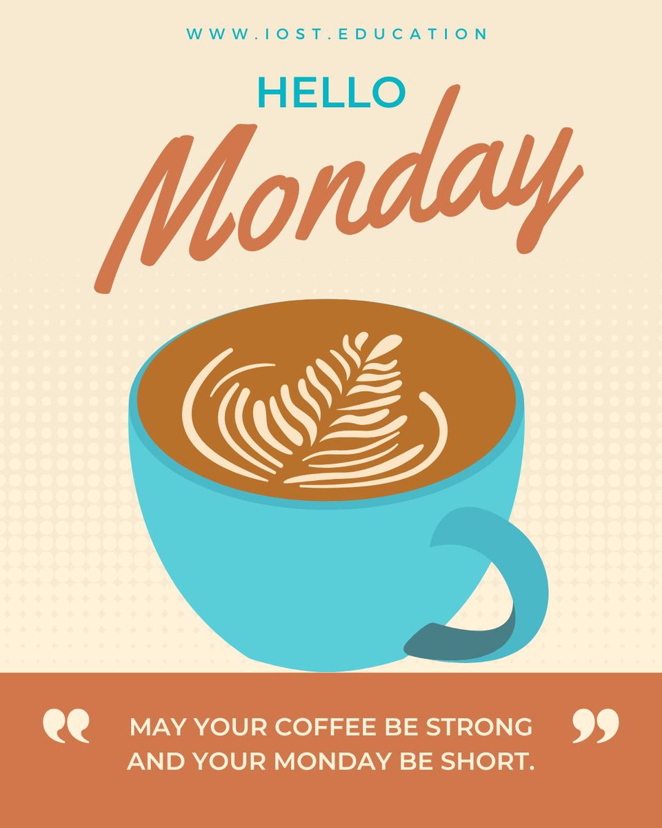 Happy Monday ☕️

If you're still working with youngsters this week, you’ve got this! 

However, if you’re on Easter break, we of course wish you a loooonnngggg restful Monday… not a short one!
 
#edutwitter #supplyteacher #teachersofinstagram #education #primaryteacher